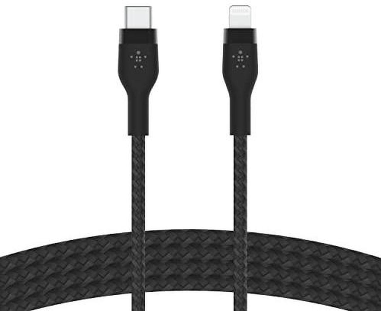 Alt view image 10 of 16 - Belkin USB-C Cable with Lightning Connector CAA011BT2MBK