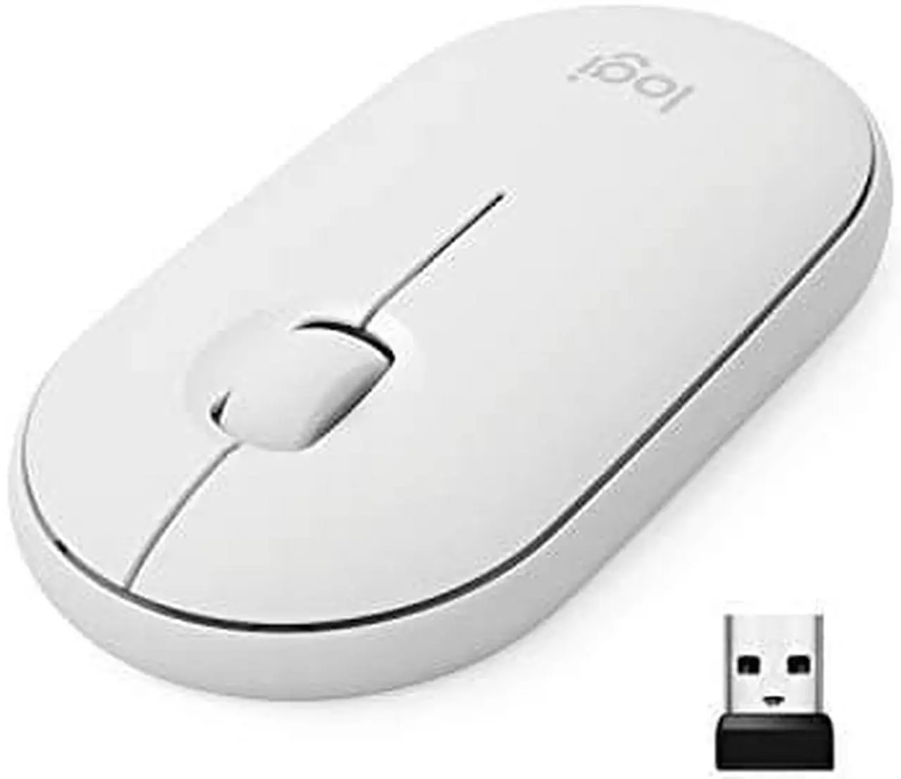 Alt view image 12 of 20 - Logitech Pebble M350 Mouse Rf Wireless+Bluetooth Optical 1000 Dpi Ambidextrous