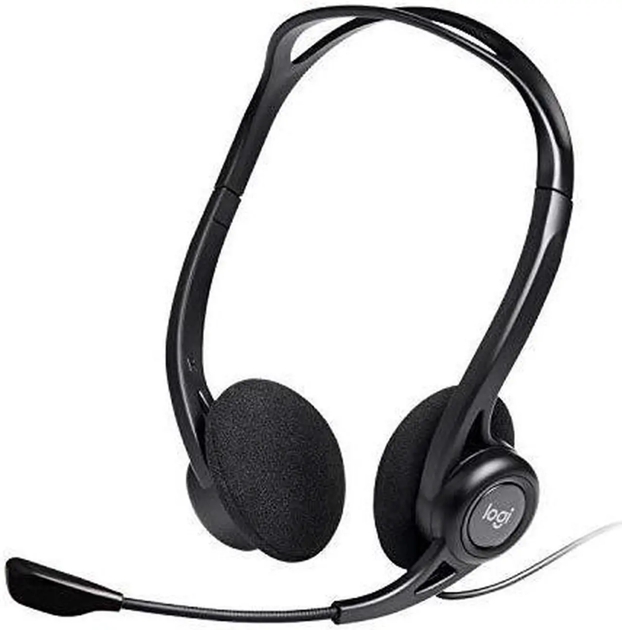 Alt view image 12 of 15 - Logitech 960 USB Headset 981000836
