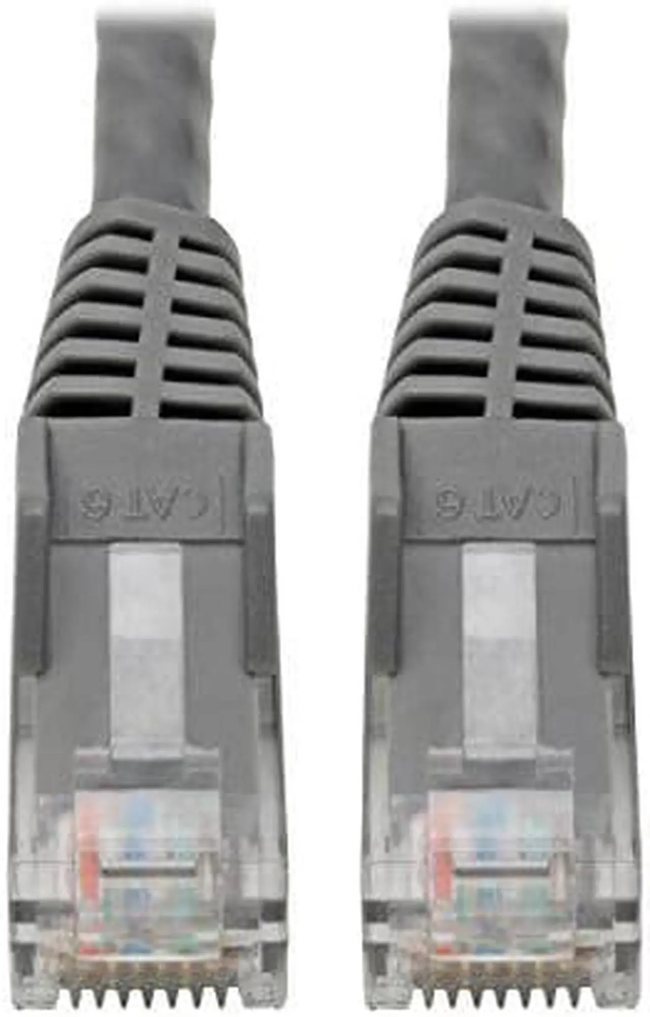 Alt view image 11 of 18 - Tripp Lite N201-06N-GY Premium Cat6 Gigabit Snagless Molded Utp Patch Cable, 24 Awg, 550 Mhz/1 Gbps (Rj45 M/M) , Gray, 6 In. - Patch Cable - Rj-45 (M) To Rj-45 (M) - 5.9 In - Utp - Cat 6 - Ieee 802.3