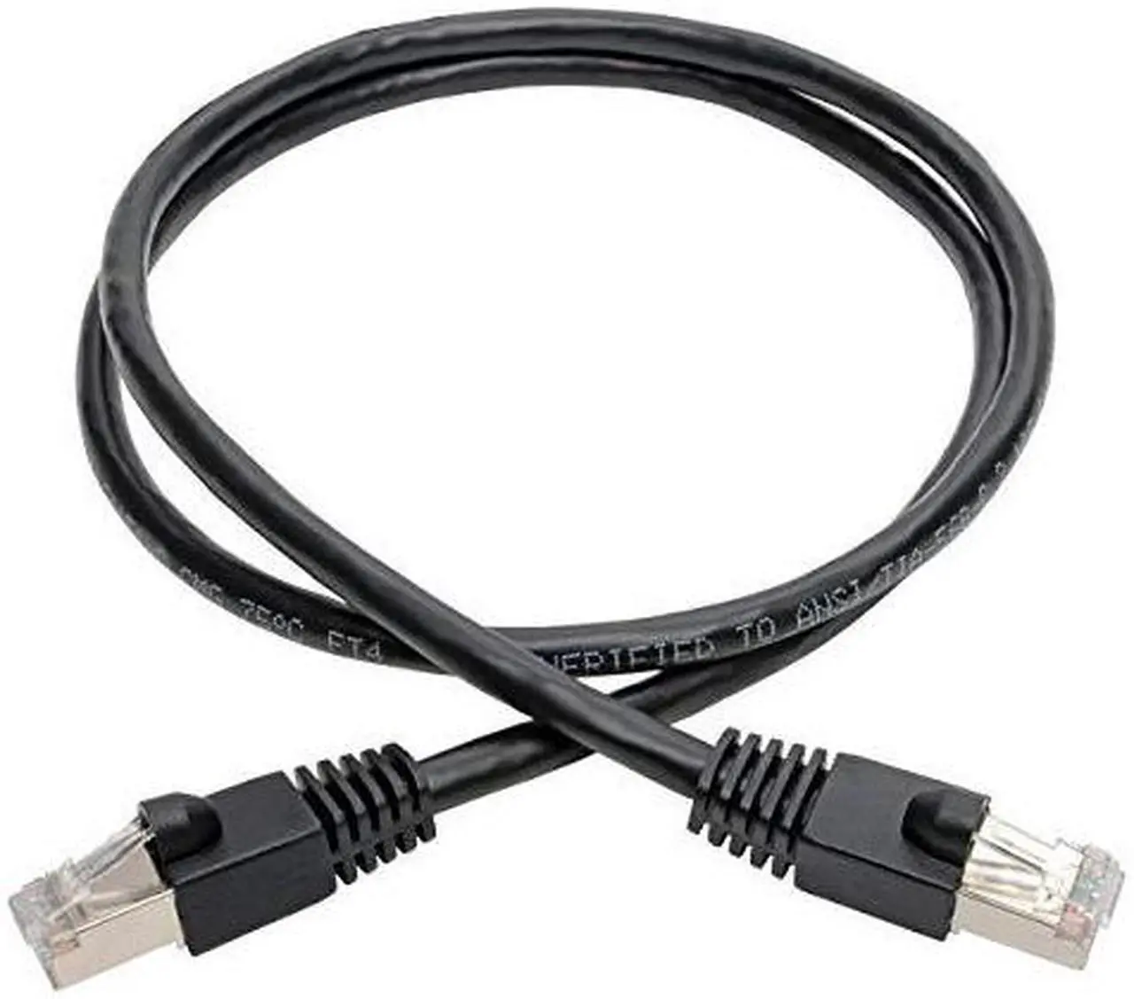 Alt view image 4 of 4 - Tripp Lite Cat.6a STP Patch Network Cable - 2 ft Category 6a Network Cable for Network Device, Switch, Hub, Patch Panel, Router, Modem, VoIP Device, Surveillance Camera, Server, PoE-enabled Device - F