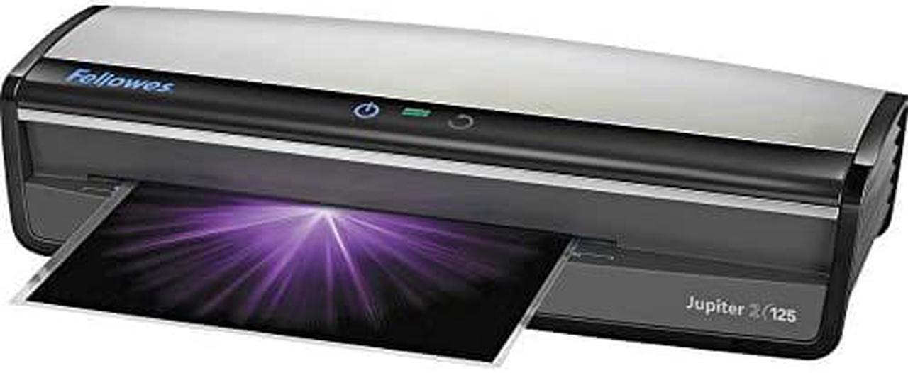 Alt view image 2 of 2 - fellowes laminator jupiter 2 125, rapid 1 minute warmup laminating machine, with laminating pouches kit 5734101
