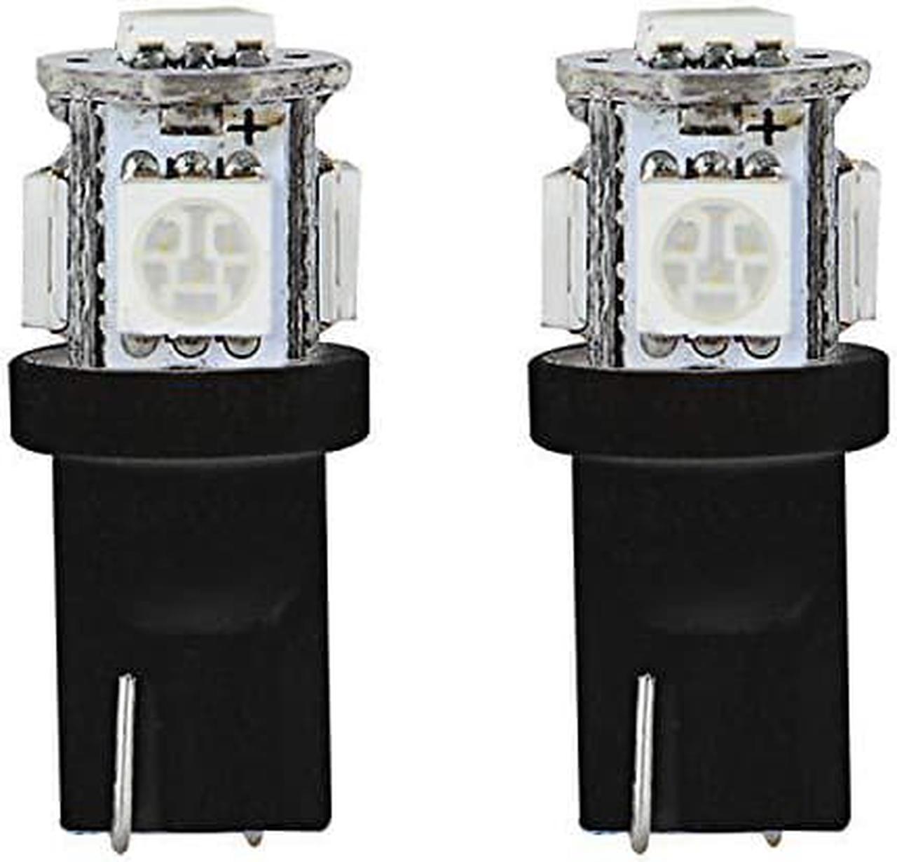 Alt view image 3 of 12 - 2-Piece Set 5-SMD LED Dome Light Bulb, Red