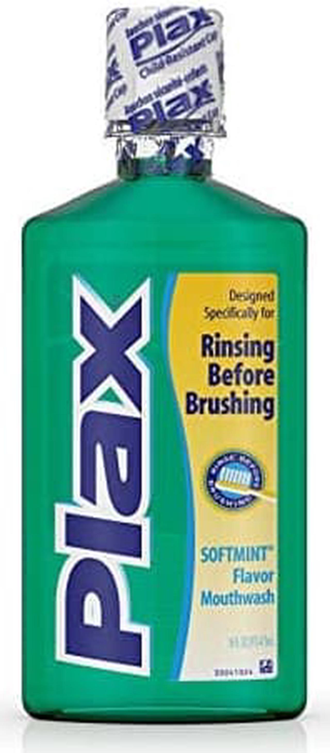 Plax Advanced Formula Plaque Lossening Rinse, Soft Mint, 16 Fl. Oz