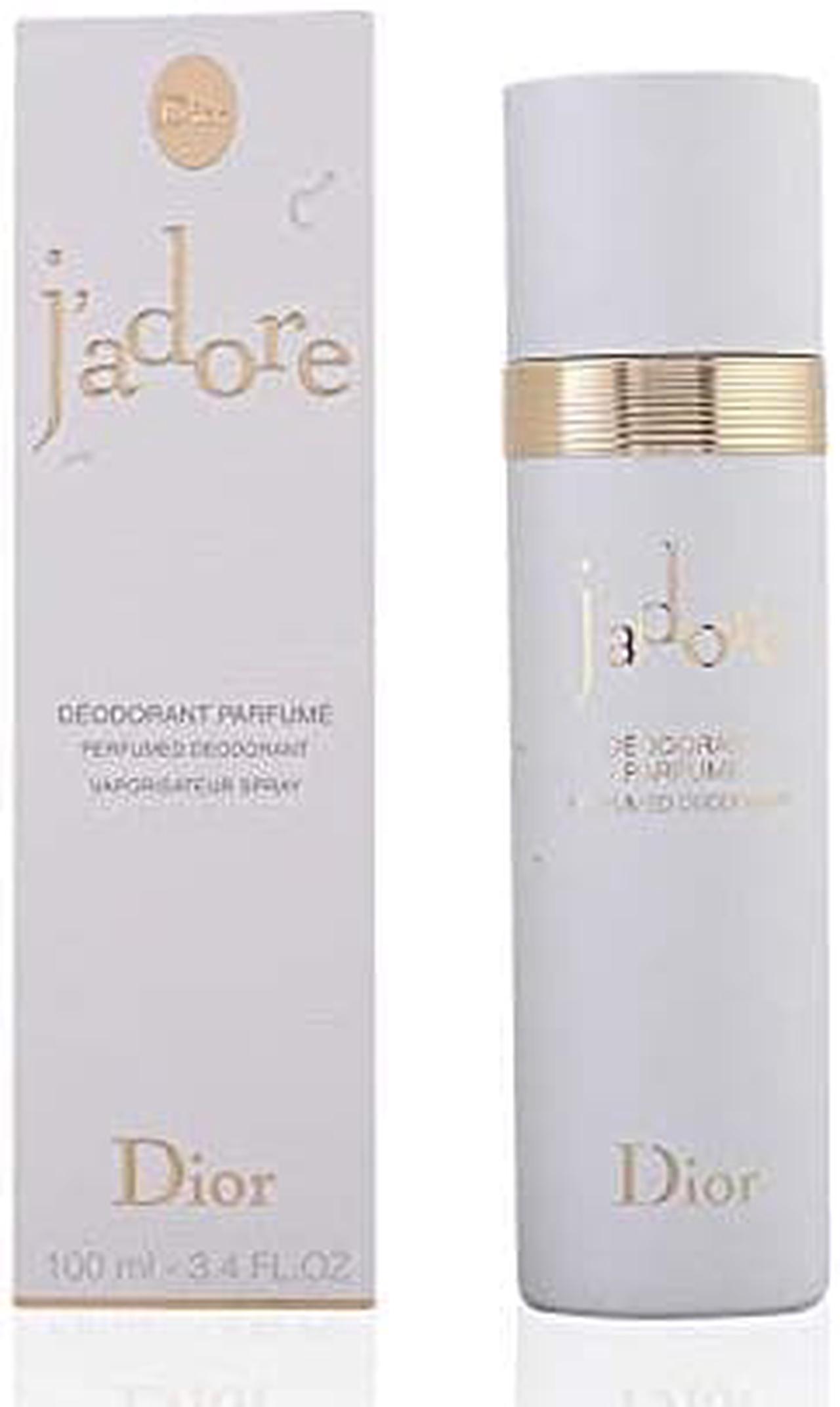 Jadore by Christian Dior Perfumed Deodorant Spray for Women, 3.4 Ounce / 100 ml