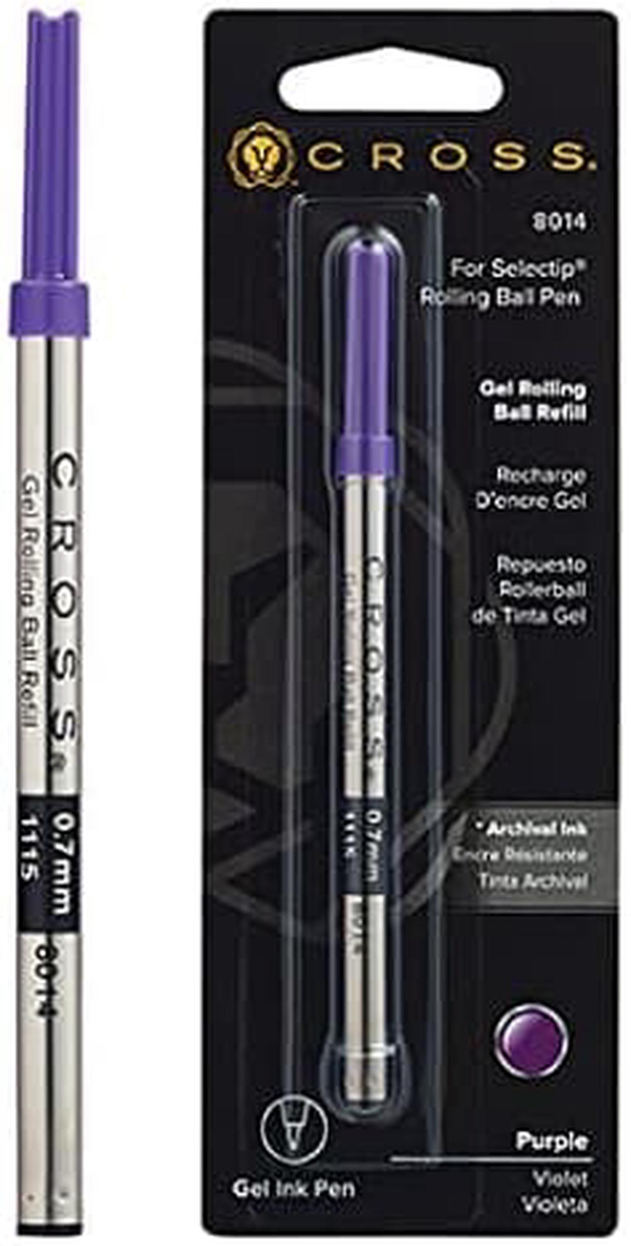 Cross Selectip Gel Rollerball Pen Refill - Purple - Single Pack