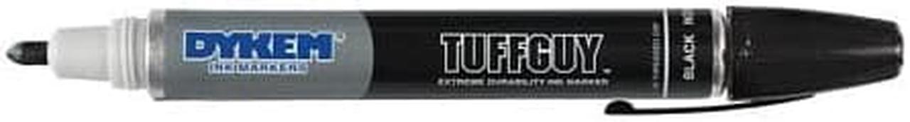 ITW DYMON 44203 Tuff Guy General Purpose Heavy Duty Permanent Marker, Black, Medium Felt