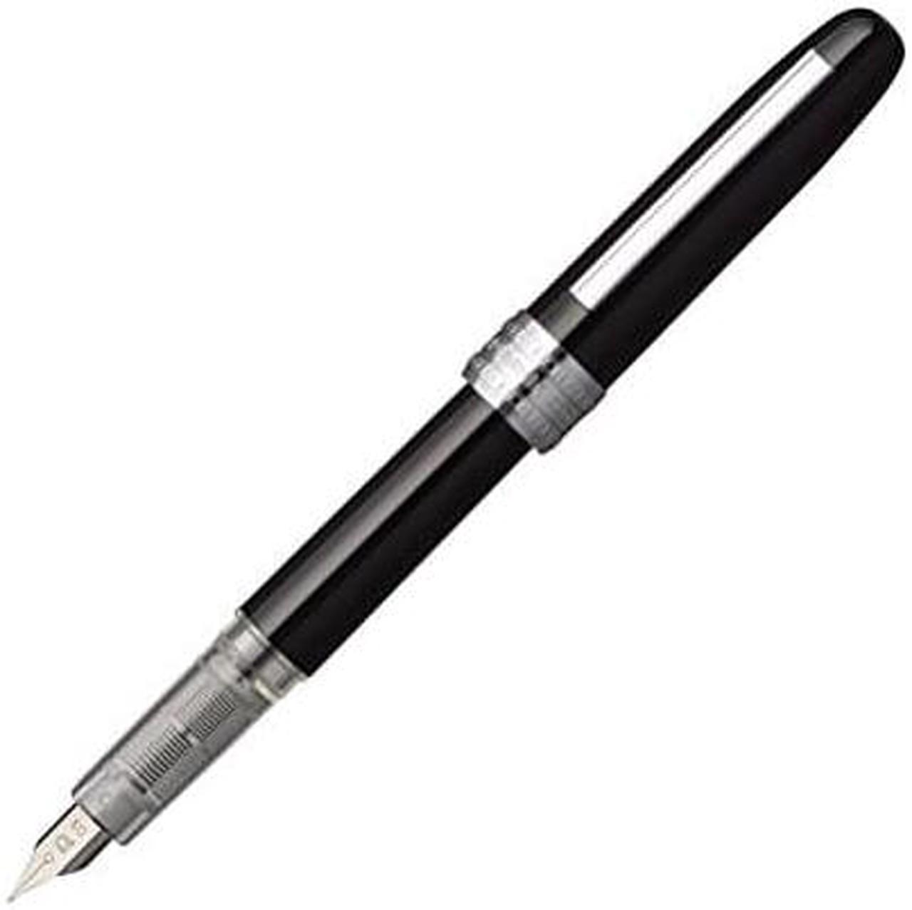 Platinum Plaisir Medium Nib Fountain Pen, Black (PGB-1000-#1-M)