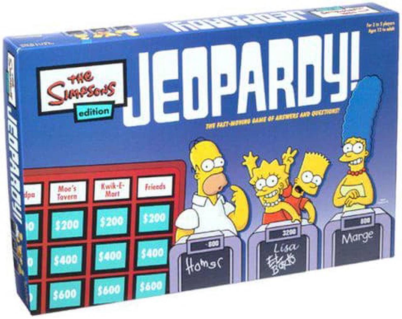 Pressman Jeopardy Game Simpsons Edition