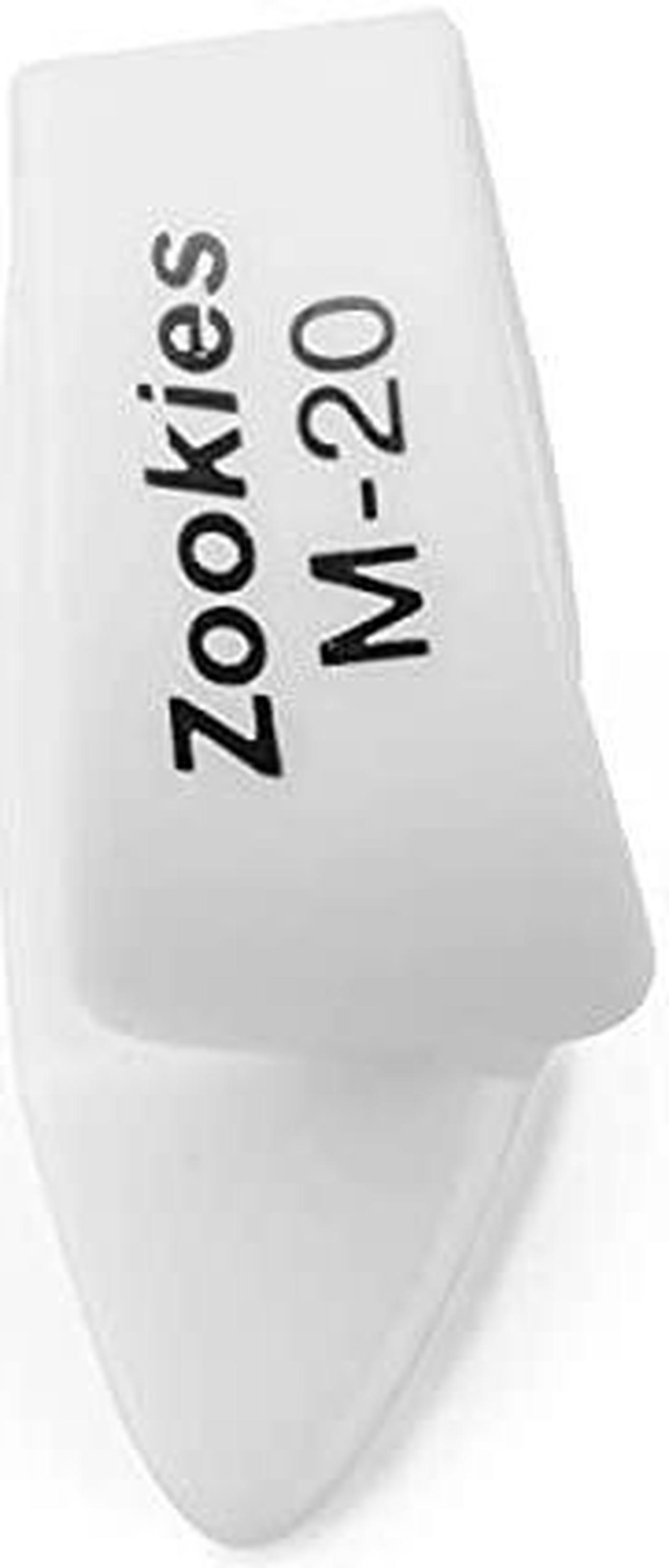 Dunlop Z9002M20 Zookies Thumbpicks, White, Medium 20?, 12/Bag