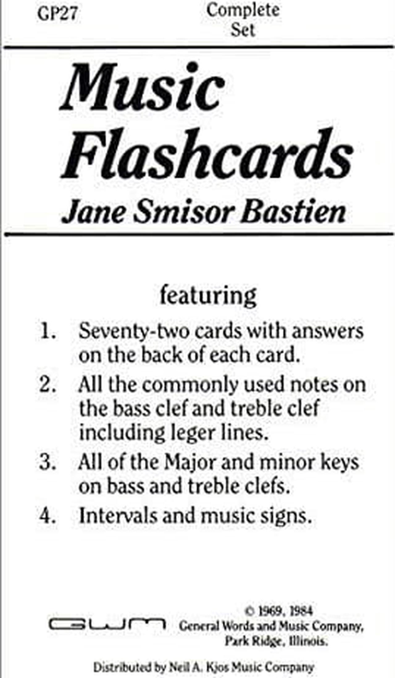 Flashcards: General Music by Jane Bastien