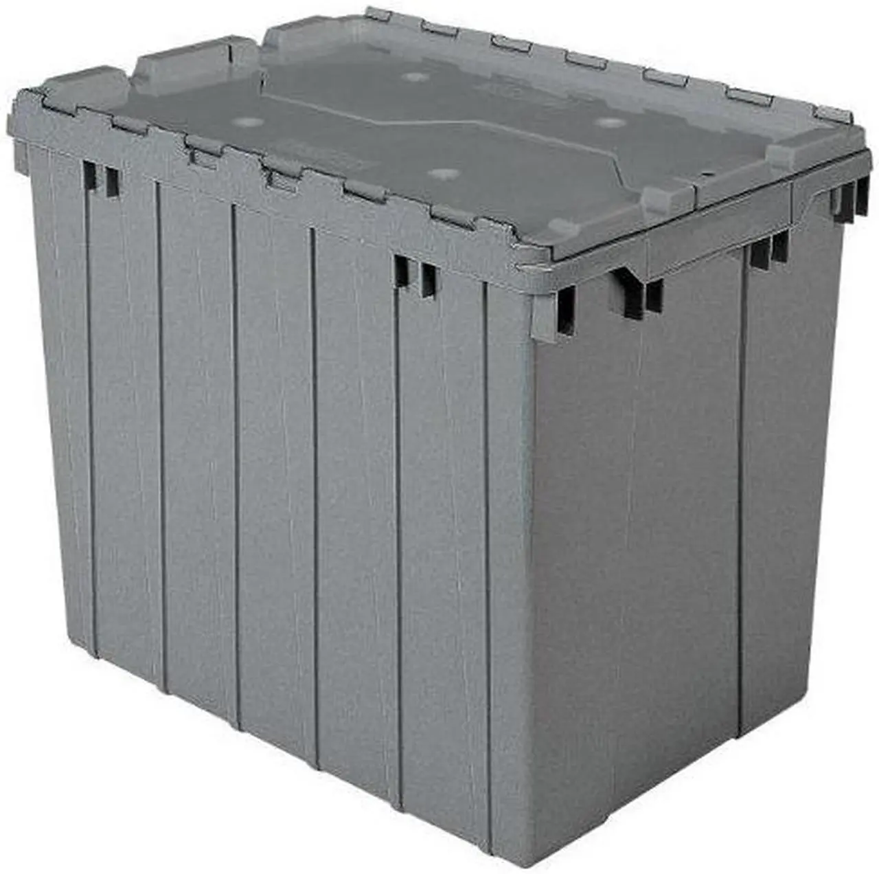 Alt view image 9 of 10 - AKRO-MILS 39170 Attached Lid Container, 2.28 cu. ft., Gray
