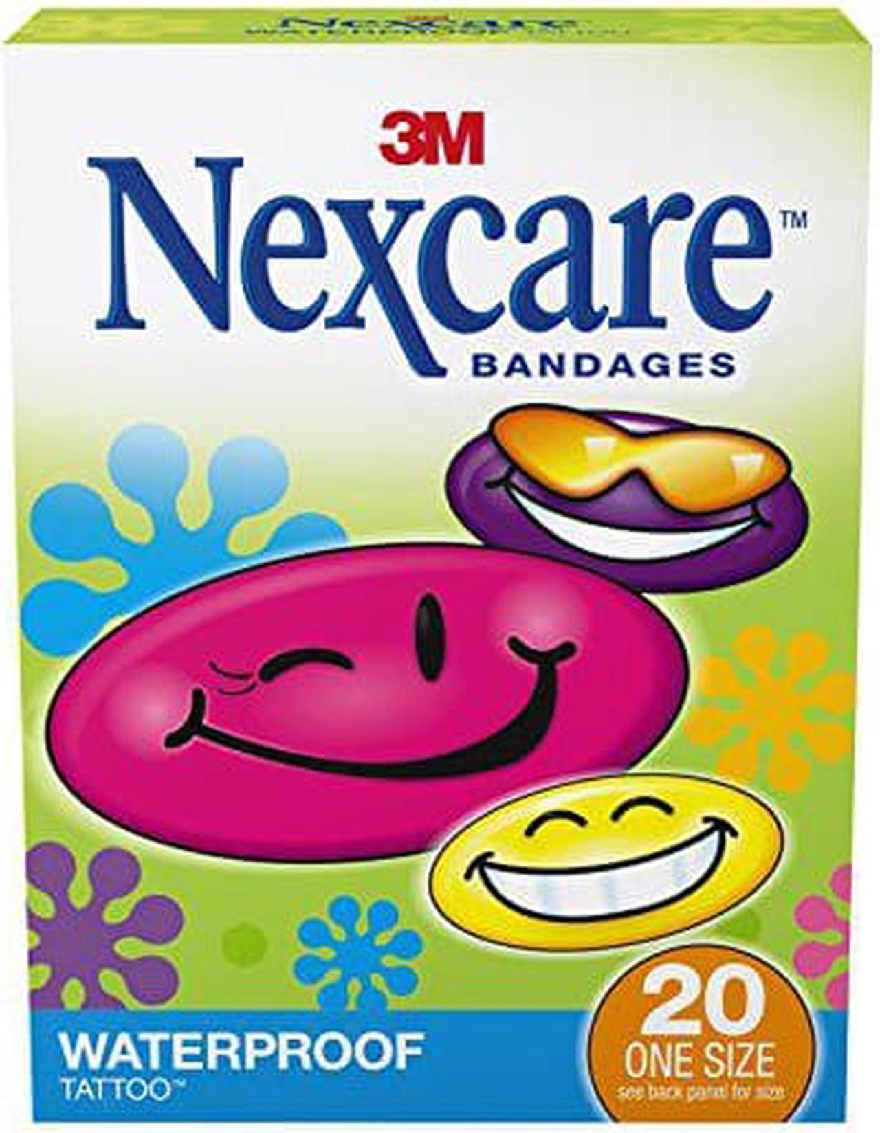 Nexcare Tattoo Waterproof Bandages, Dirtproof, 20-Count Packages (Pack of 12) (Packaging may vary)