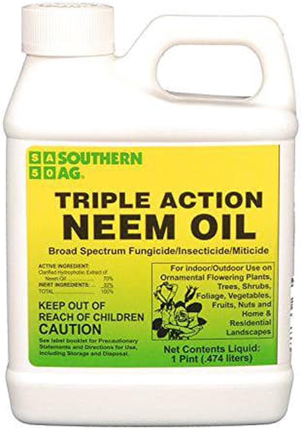 Alt view image 2 of 2 - southern ag 08722 triple action neem oil fungicide insecticide miticide