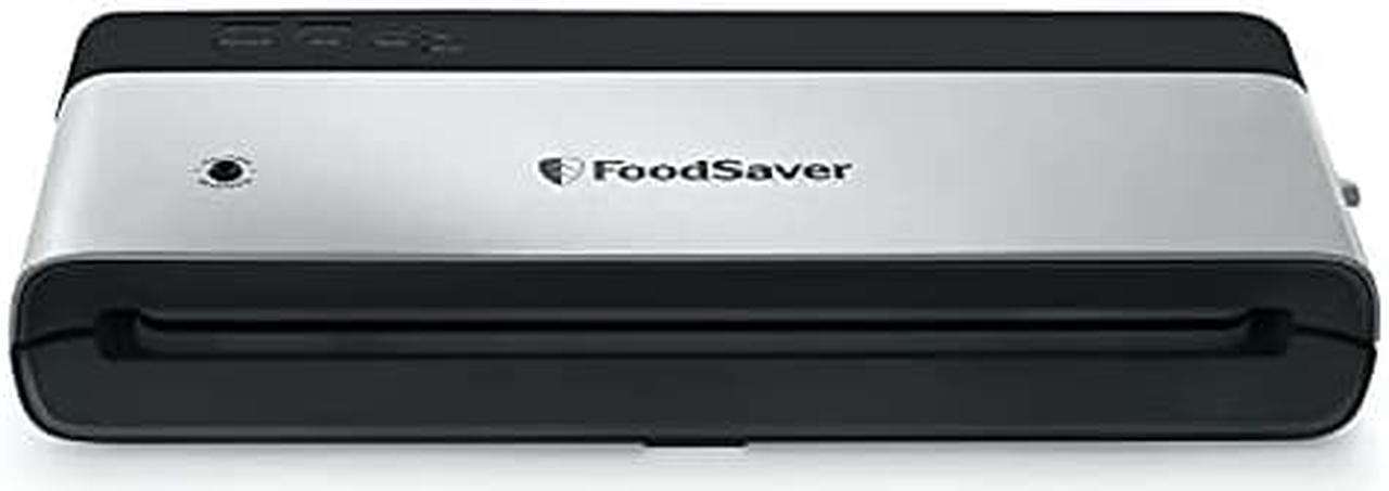 Foodsaver Vs0150 Powervac Compact Vacuum Sealing Machine, Vertical Vacuum Sealer Storage, Black