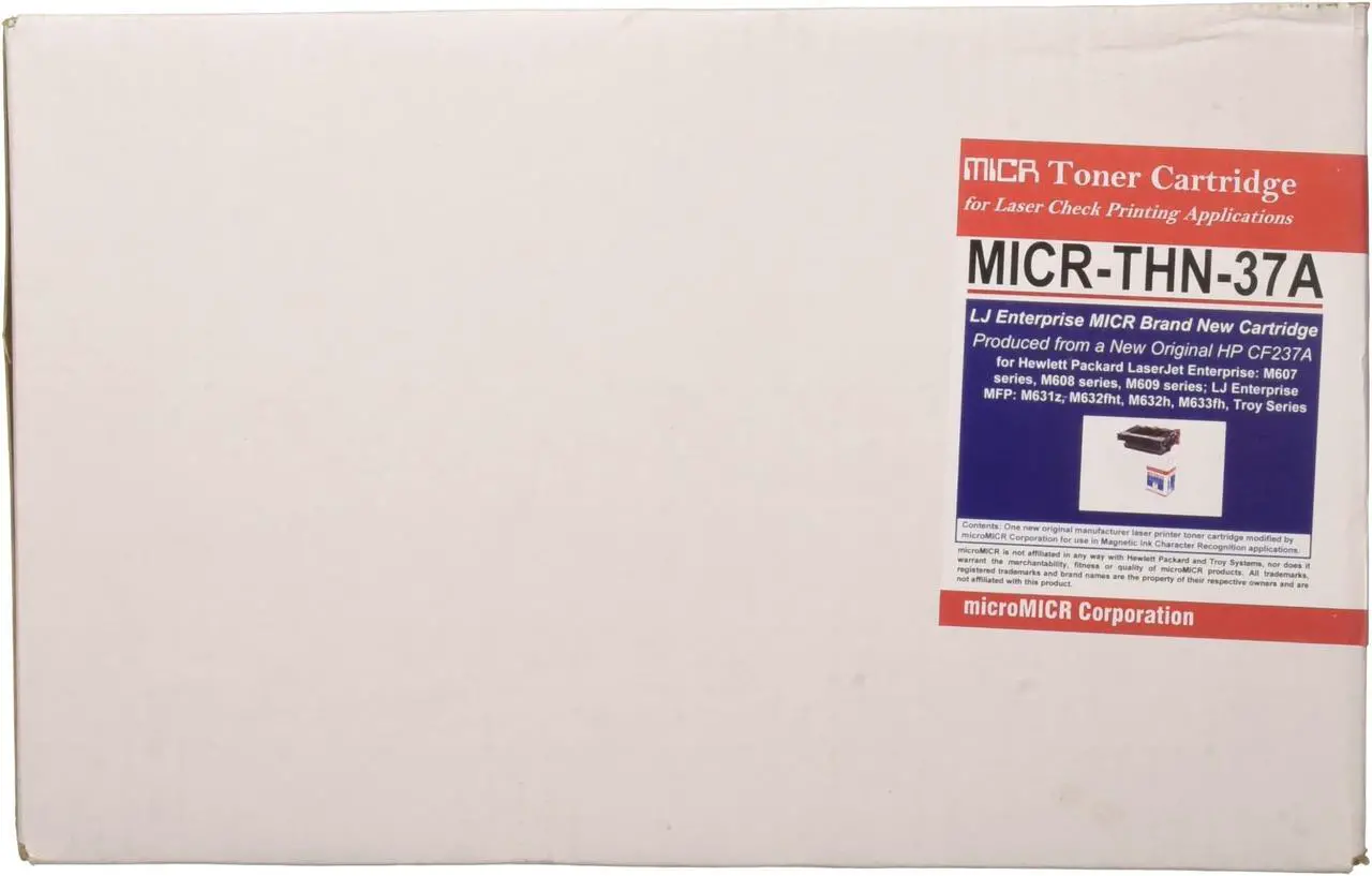 Alt view image 10 of 11 - Micromicr MICR Toner Cartridge - Alternative for HP (CF237A) - Black - Laser - Standard Yield - 11000 Pages - 1 Each