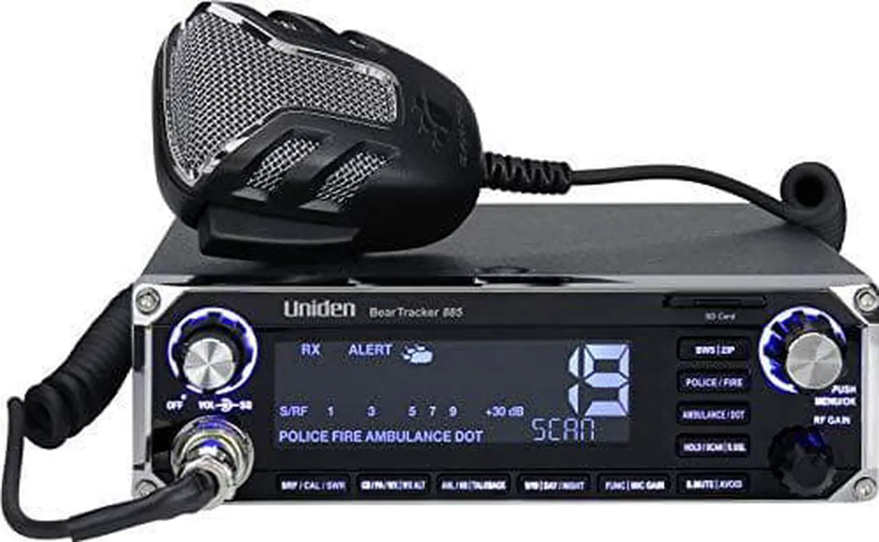 Alt view image 11 of 13 - Uniden Beartracker 885 BearTracker 885 Hybrid CB Radio/Digital Scanner