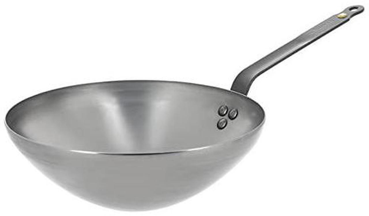 Main image of de Buyer - Mineral B carbon Steel Wok Pan - Naturally Nonstick - Oven-Safe - Induction-ready - 11