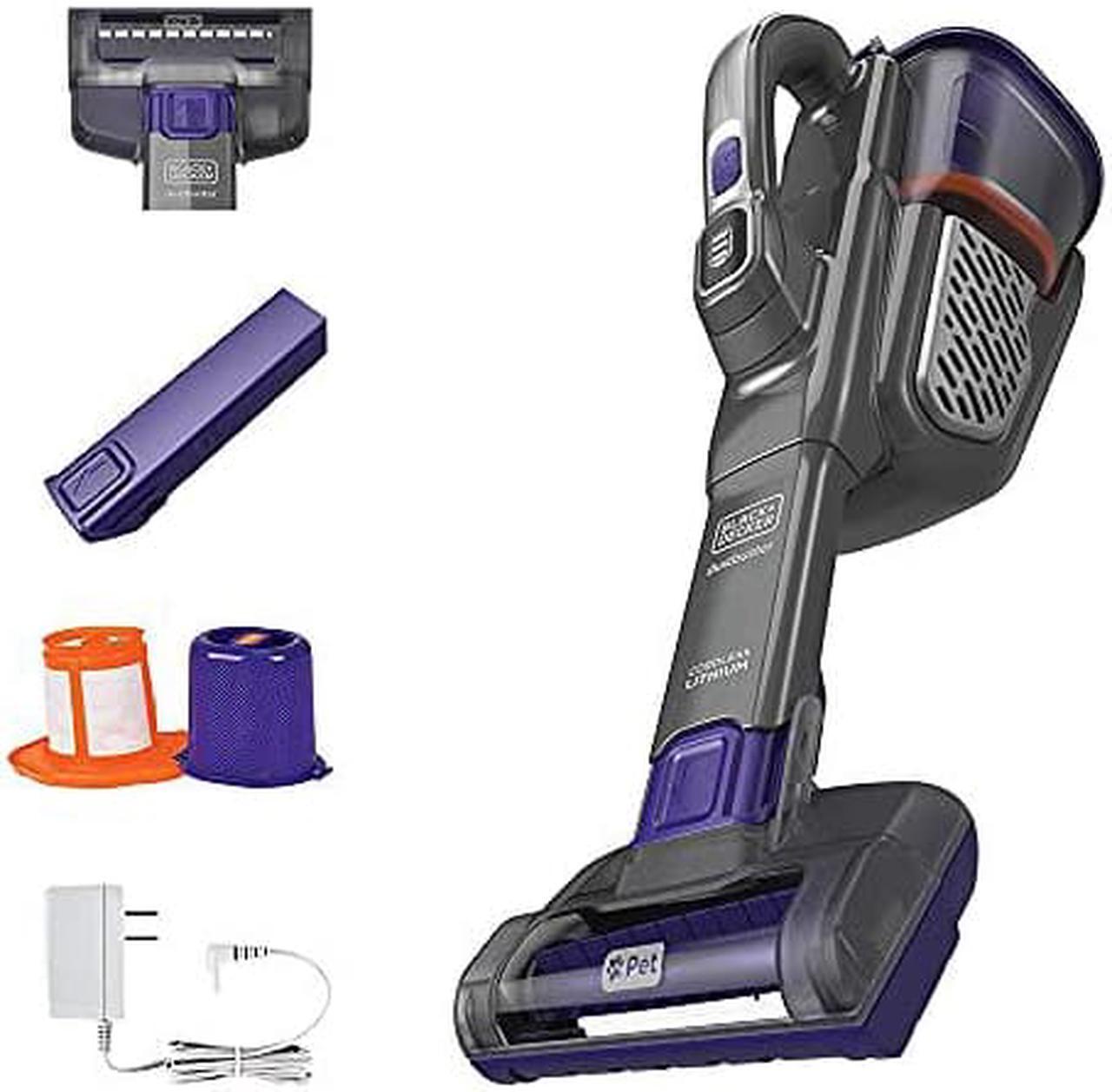 Main image of BLAcK+DEcKER Furbuster Handheld Vacuum for Pets, cordless, Advancedclean+, gray (HHVK515JP07)