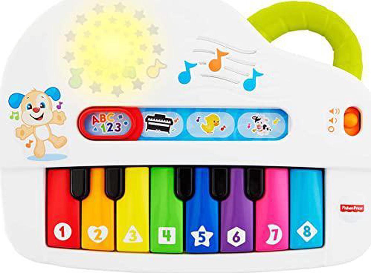 Alt view image 12 of 12 - fisher-price laugh & learn silly sounds light-up piano
