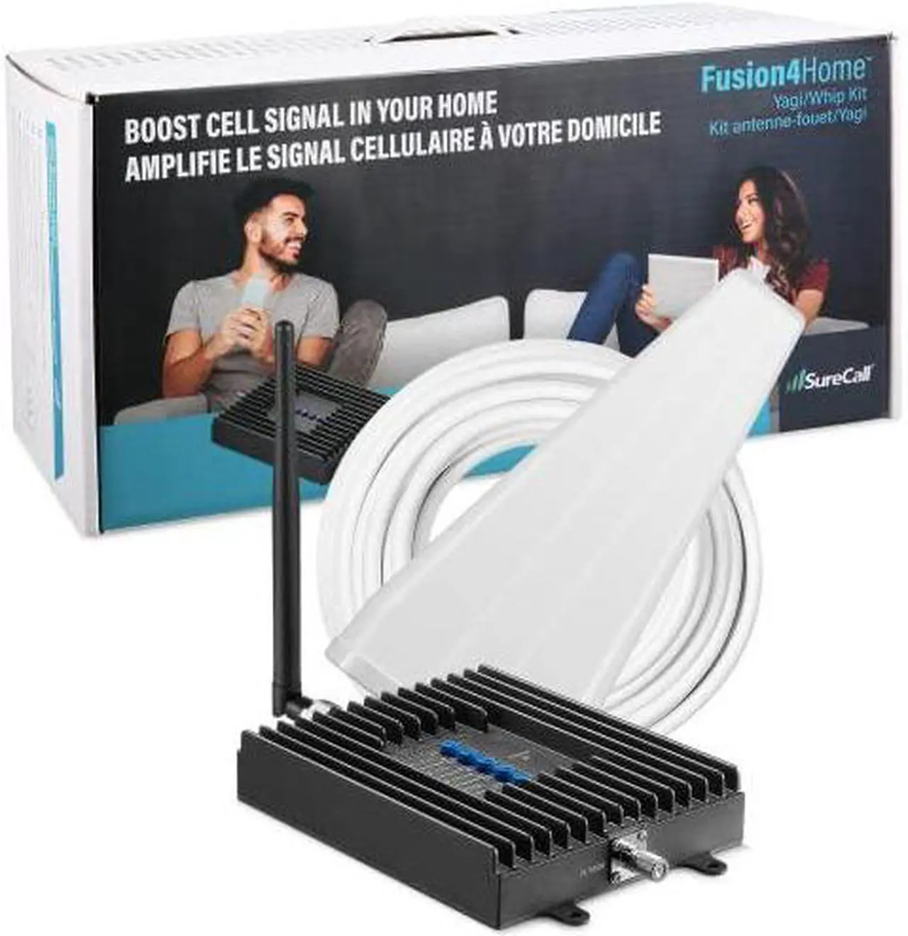 Alt view image 10 of 10 - SureCall Fusion4Home Yagi/Whip Kit SC-POLYH-70-YRA-KIT
