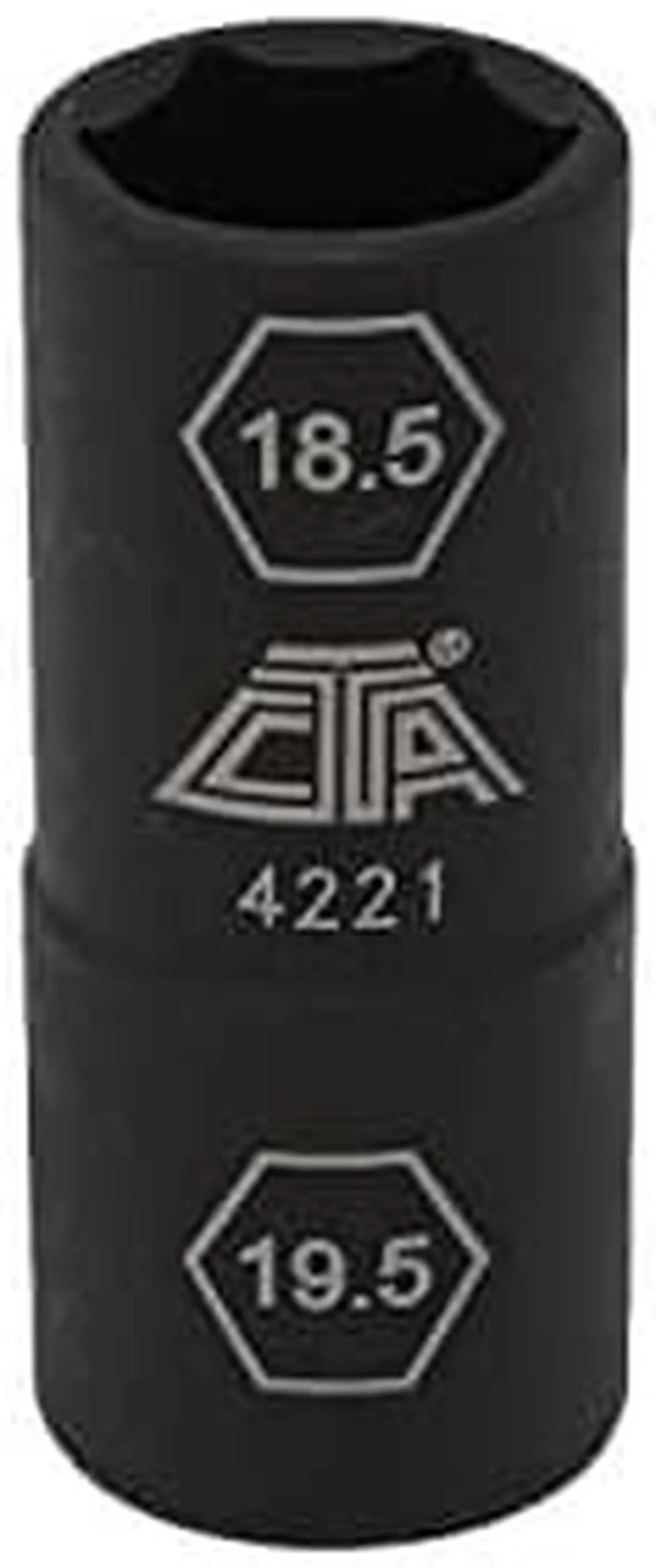 Alt view image 4 of 4 - cta tools 4221 lug nut flip socket 18.5mm x 19.5mm