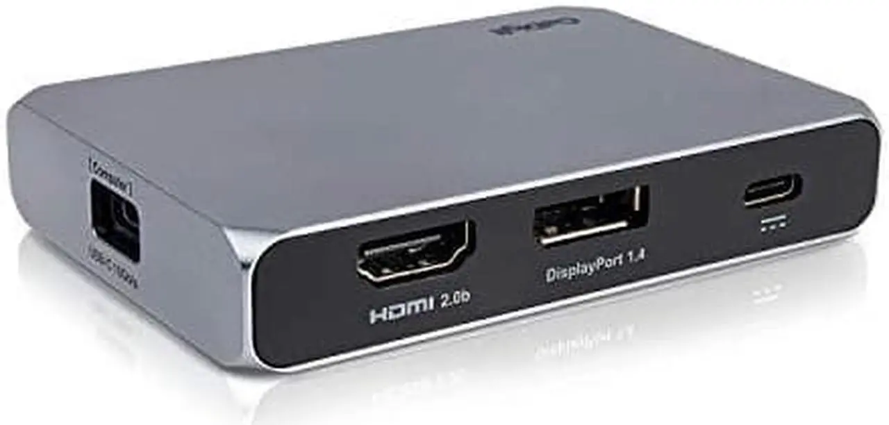 Main image of calDigit USB-c gen2 10gbs SOHO Dock - Up to 4K 60Hz, HDMI 20b, HDR, DisplayPort 14, 10gbs USB A & USB c, UHS-II microSD and SD card Readers, Bus Power and Passthrough charging Support