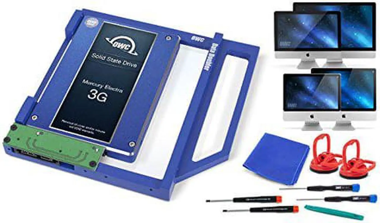 Main image of OWC Data Doubler Kit for 2009-2011 iMac, 500GB 3G SSD with Mounting Solution and Toolkit