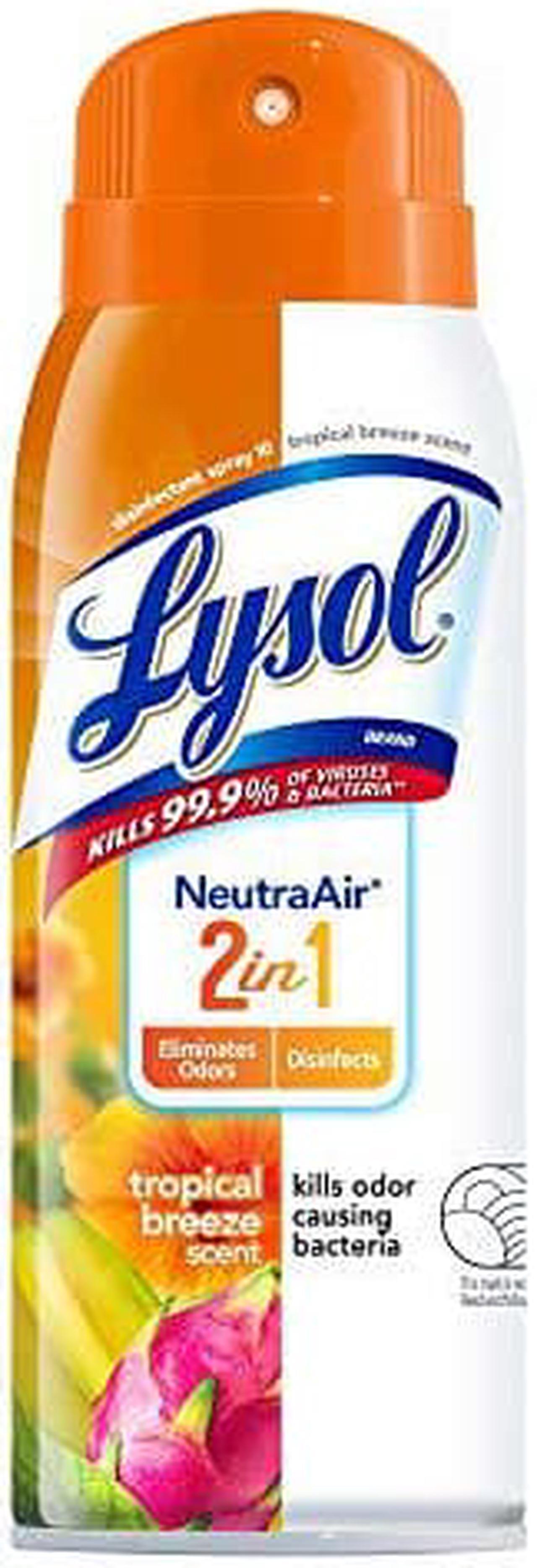 Alt view image 2 of 6 - LYSOL Neutra Air 2 in 1 Disinfectant Spray III Tropical Breeze 10 oz Aerosol Spray 6/Carton 98289CT