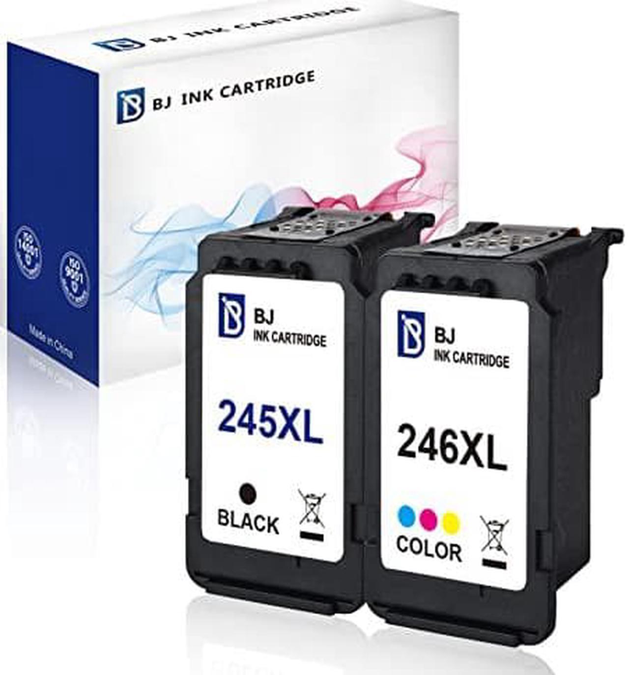 Main image of BJ Ink Cartridge Replacement for Canon PG-245XL CL-246XL Compatible with Canon PIXMA IP2820 MG2420 MG2520 MG2522 MG2924 MG3020 MG3022 MX490 MX492 Printer(1 Black,1 Tri-Color)