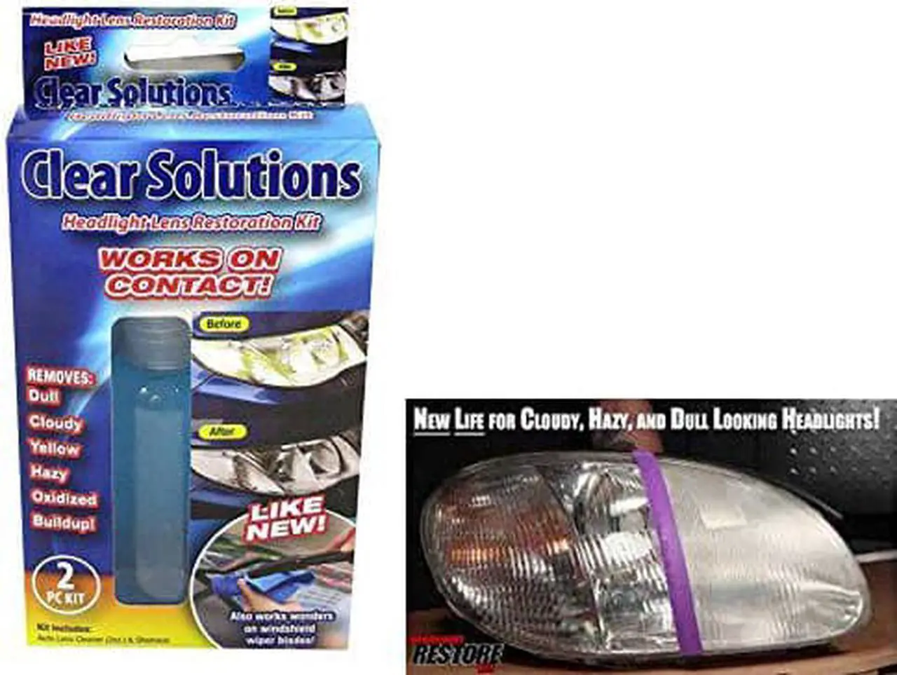 Main image of Clear Solutions Headlight Lens Restoration Kit
