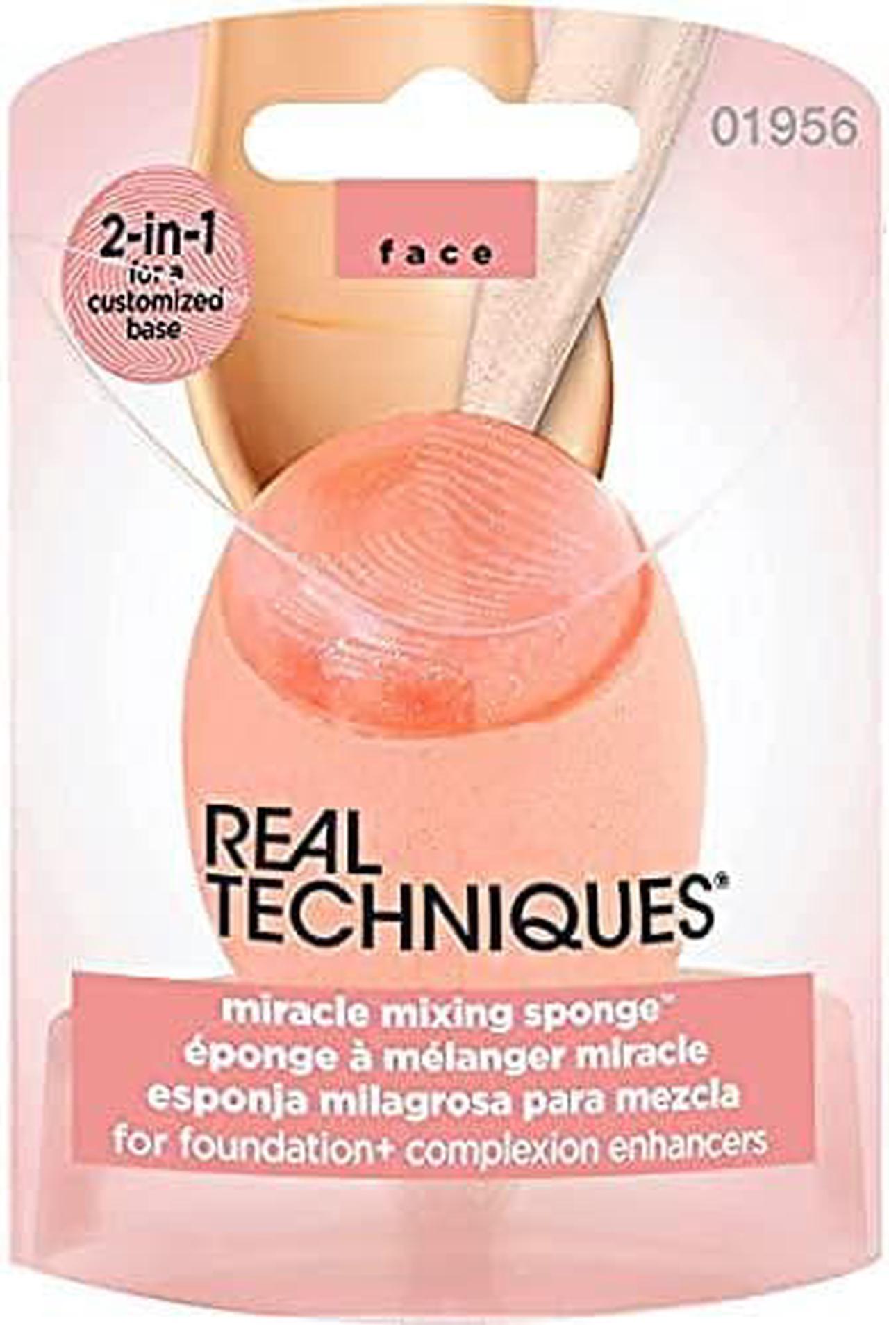 Main image of Real Techniques New 2-in-1 Miracle Mixing Sponge for Foundation and Complexion Enhancers