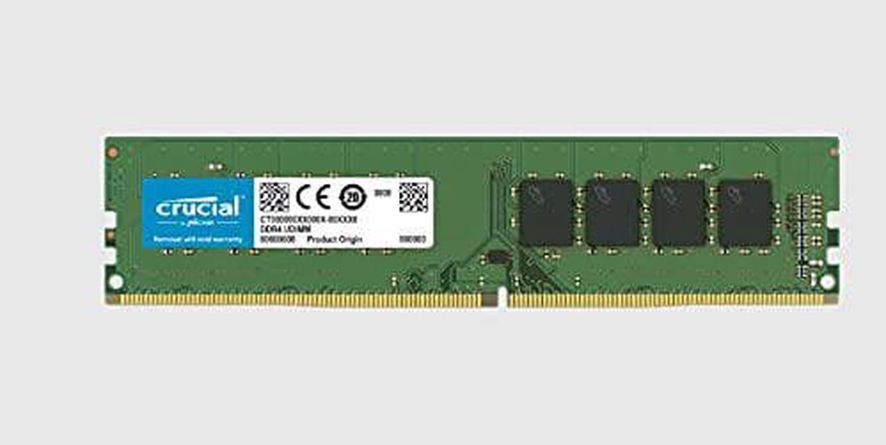 Alt view image 3 of 6 - Crucial DDR4-2666 16GB UDIMM CL19 Memory
