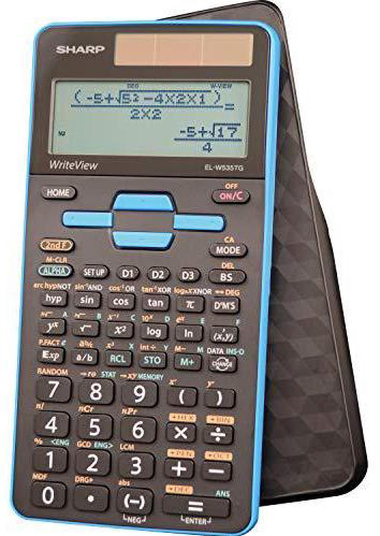 Alt view image 8 of 11 - Sharp EL-W535TGBBL Scientific Calculator 16-Digit LCD ELW535TGBBL