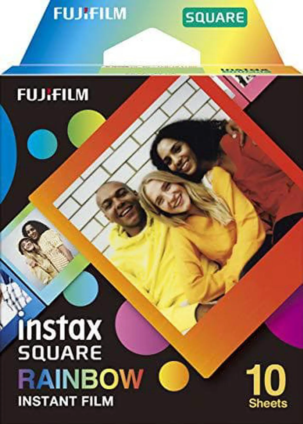 Main image of Fujifilm Instax Square Rainbow Film - 10 Exposures (16671320)