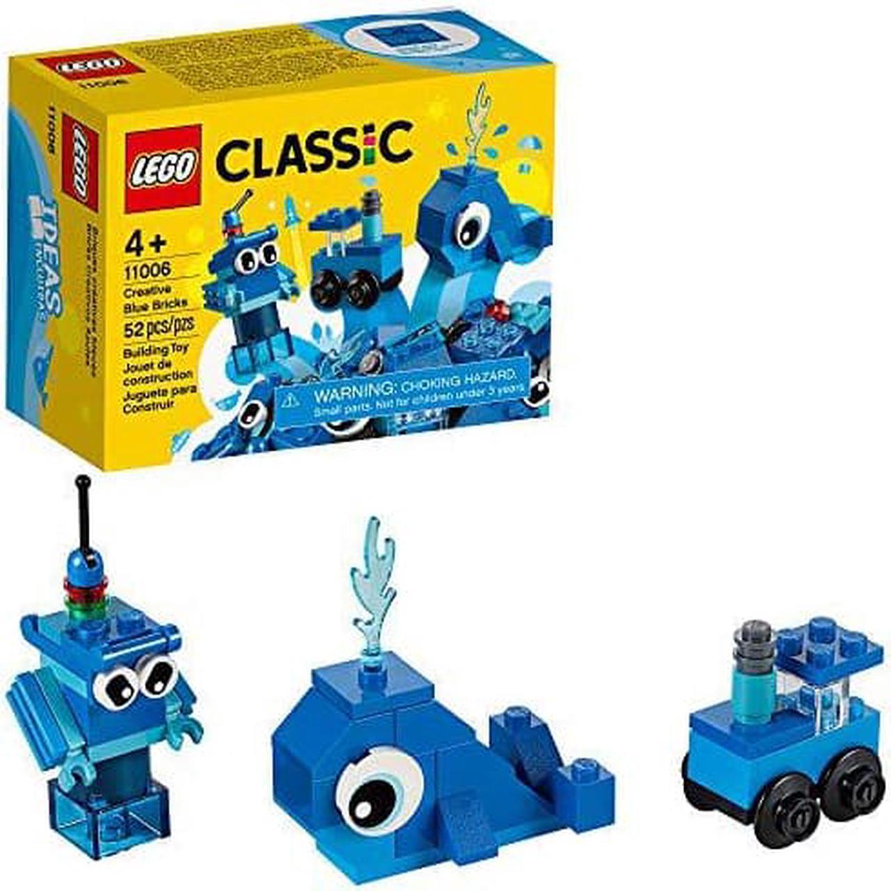 Alt view image 5 of 5 - LEGO Classic Creative Blue Bricks 11006 (52 Pieces)