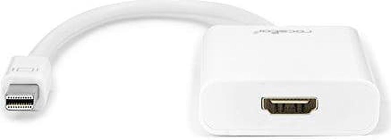 Alt view image 10 of 15 - Rocstor Y10A105-W1 Rocstor Mini DisplayPort/HDMI Audio/Video Adapter - Cable Length: 5.9" - Mini DisplayPort/HDMI for Projector, Monitor, MacBook, MacBook Air, MacBook Pro, Mac mini, Ultrabook,