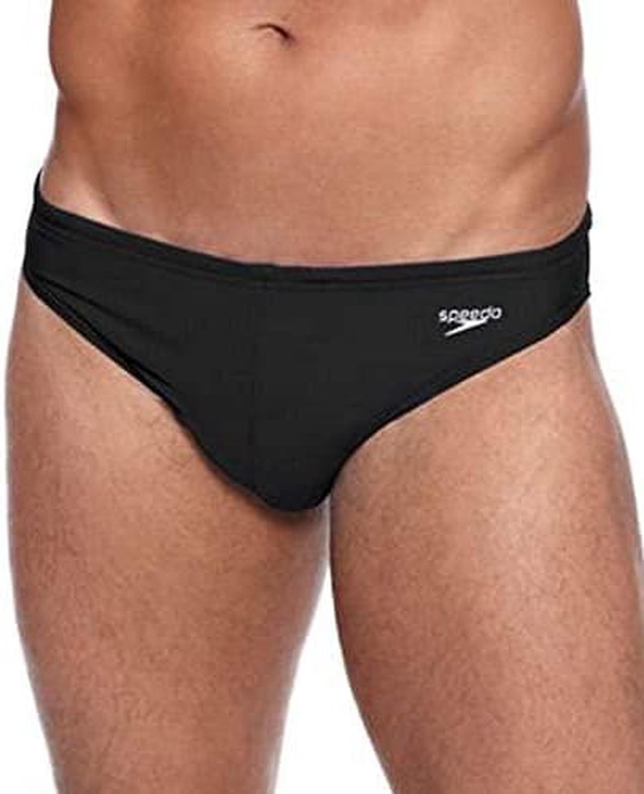 Main image of Speedo Mens Fitness Solar 1-Inch Xtra Life Lycra Brief, 30 - Black