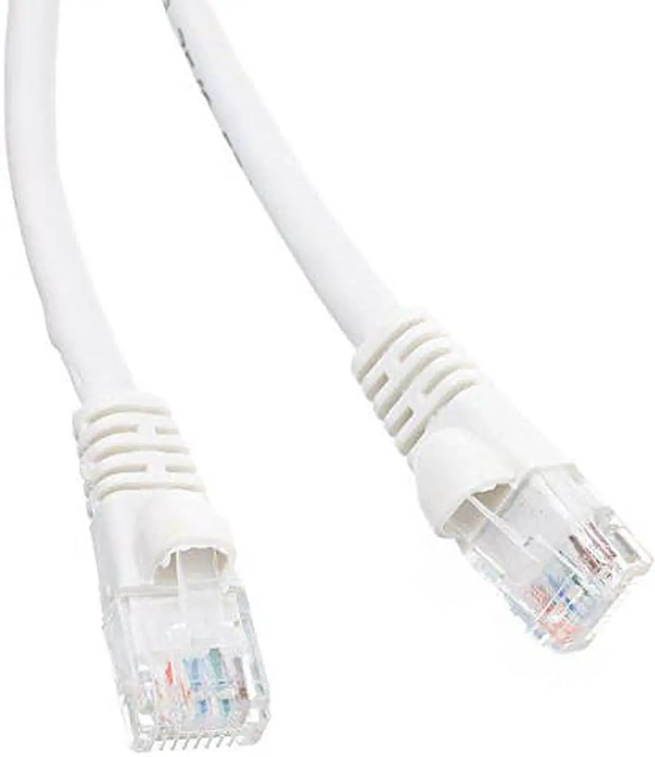 Alt view image 3 of 3 - CableWholesale 13X6-09103 Cat6a White Ethernet Patch Cable  Snagless Molded Boot  500 MHz  3 foot
