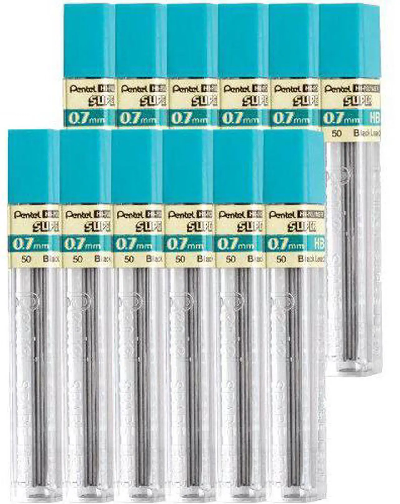 Alt view image 3 of 3 - Pentel 509HBBX Super Hi-Polymer Leads