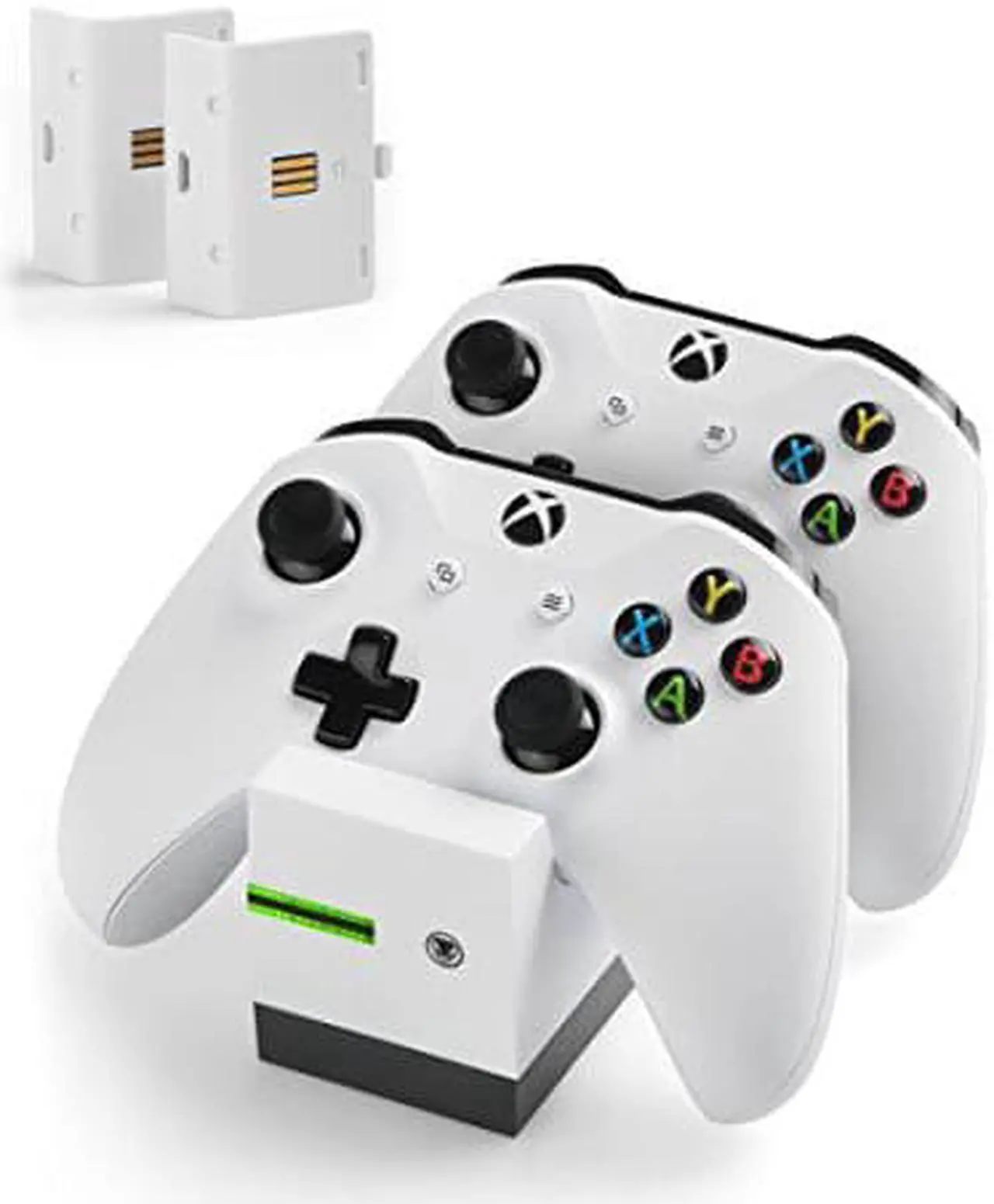 Alt view image 4 of 4 - Snakebyte Twin Charge X - Dual Docking Station incl. 2 Rechargeable Battery Packs for XBOX One / Elite / S Controller Gamepad