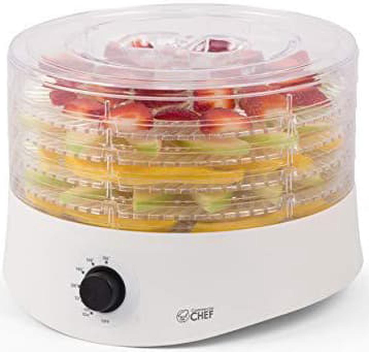 Main image of Commercial Chef Food Dehydrator, Dehydrator for Food and Jerky, Freeze Dryer, CCD100W6, 280 Watts, White