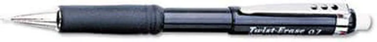 Alt view image 7 of 11 - Pentel Twist-Erase III Mechanical Pencil 0.7 mm Black Barrel QE517A