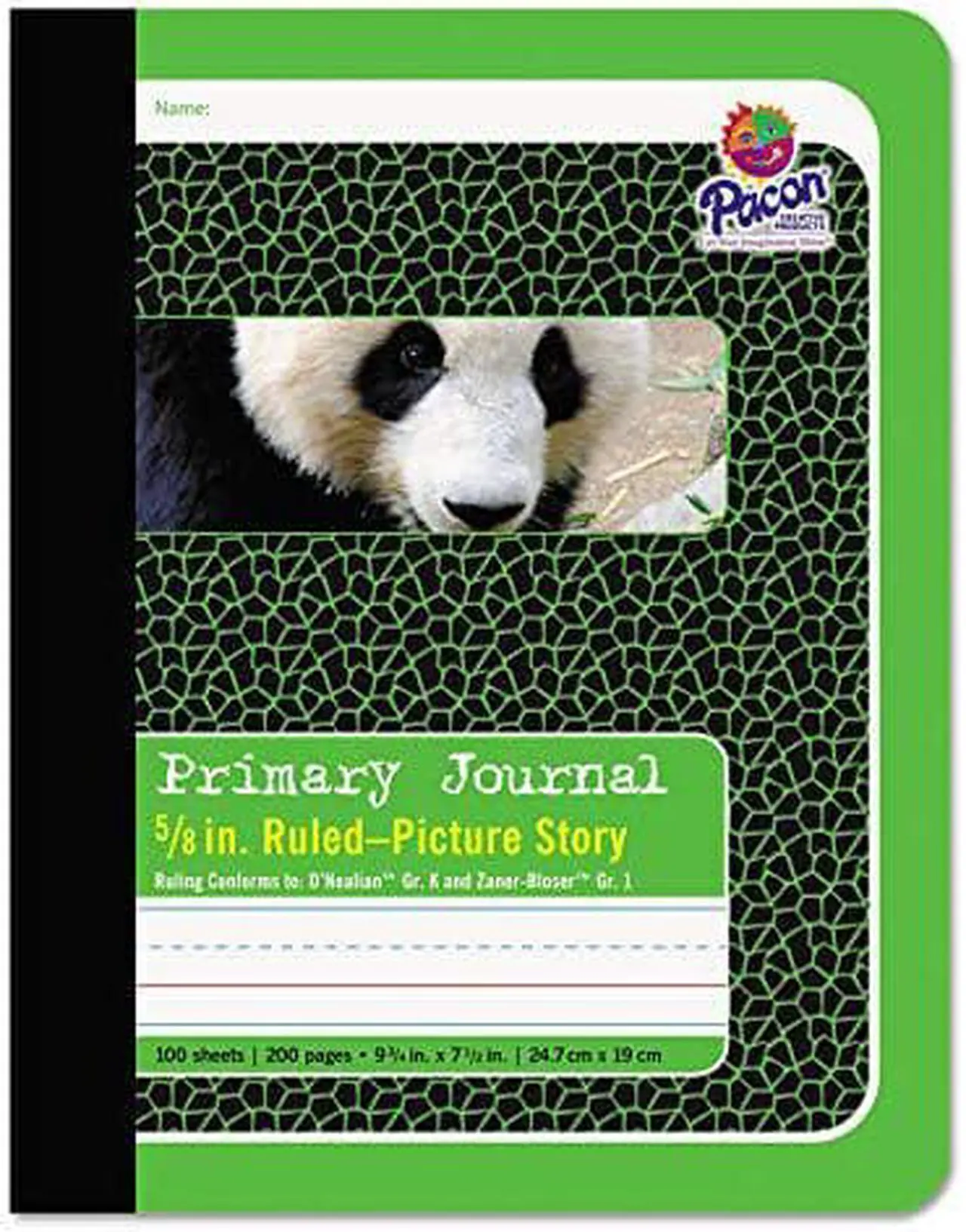 Alt view image 5 of 7 - Pacon 2428 Composition Book 100 Sheet - Ruled - 9.75" x 7.50" - 1 Each - White Paper