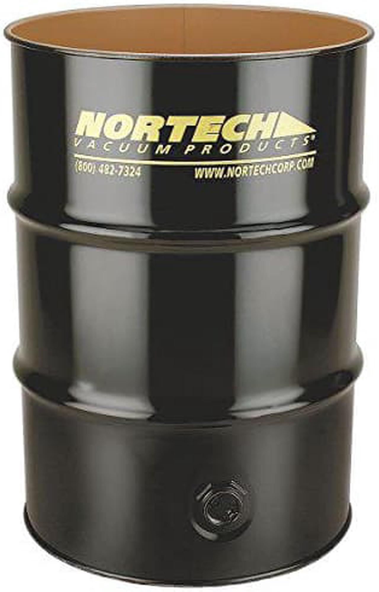 Alt view image 2 of 2 - NORTECH N630 Vacuum Drum,Open Head,30 gal.,Black
