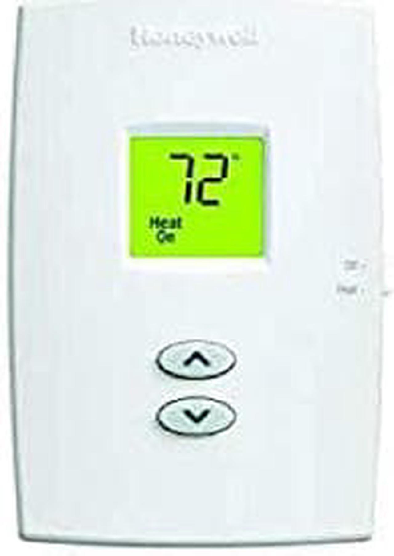 Alt view image 6 of 6 - Honeywell - TH1100DV1000 - PRO 1000 Non-Programmable Vertical Thermostat Heat Only