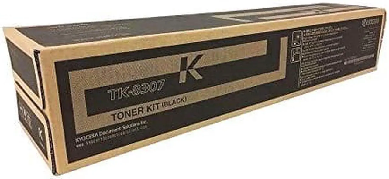 Alt view image 3 of 6 - Kyocera TK-8307K Black Toner Cartridge TK8307K