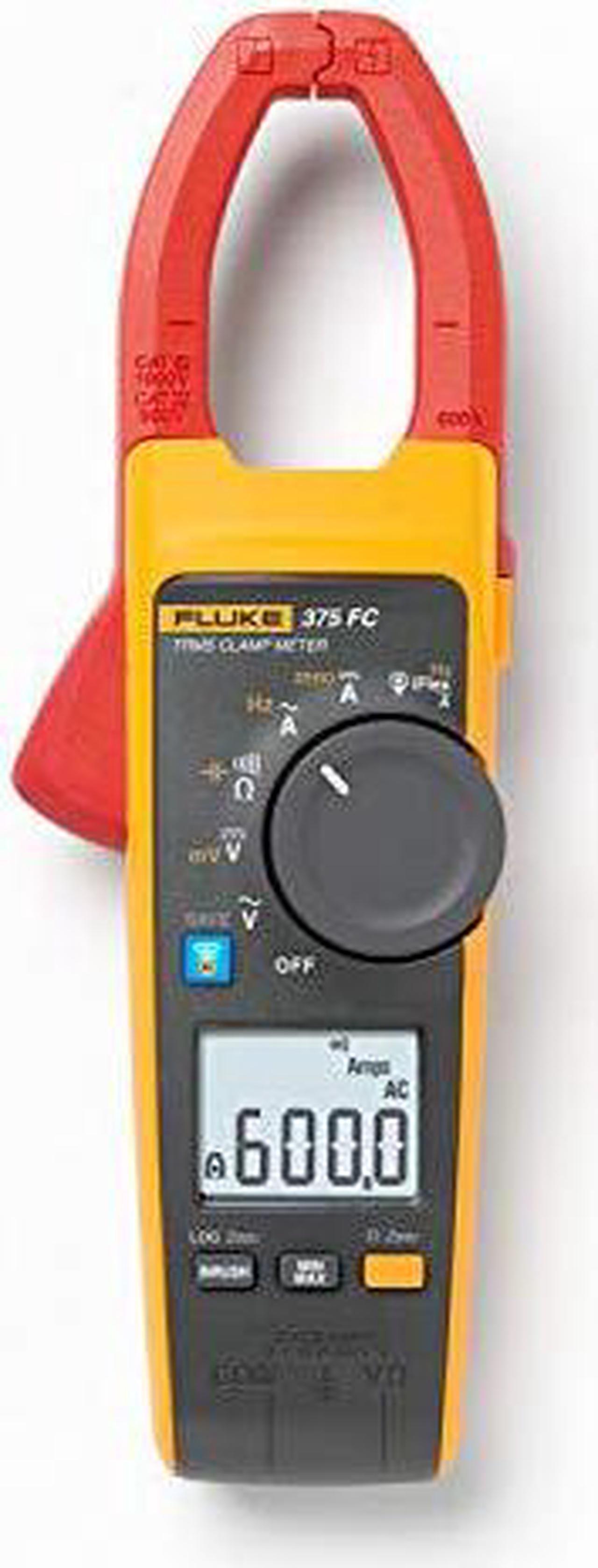 Alt view image 12 of 17 - Fluke - FLUKE-375/FC - FLUKE-375 FC - Clamp Meter, Auto, True RMS, 600 A AC, 1 kV AC, 1 kV DC, 34 mm Jaw Opening Max.