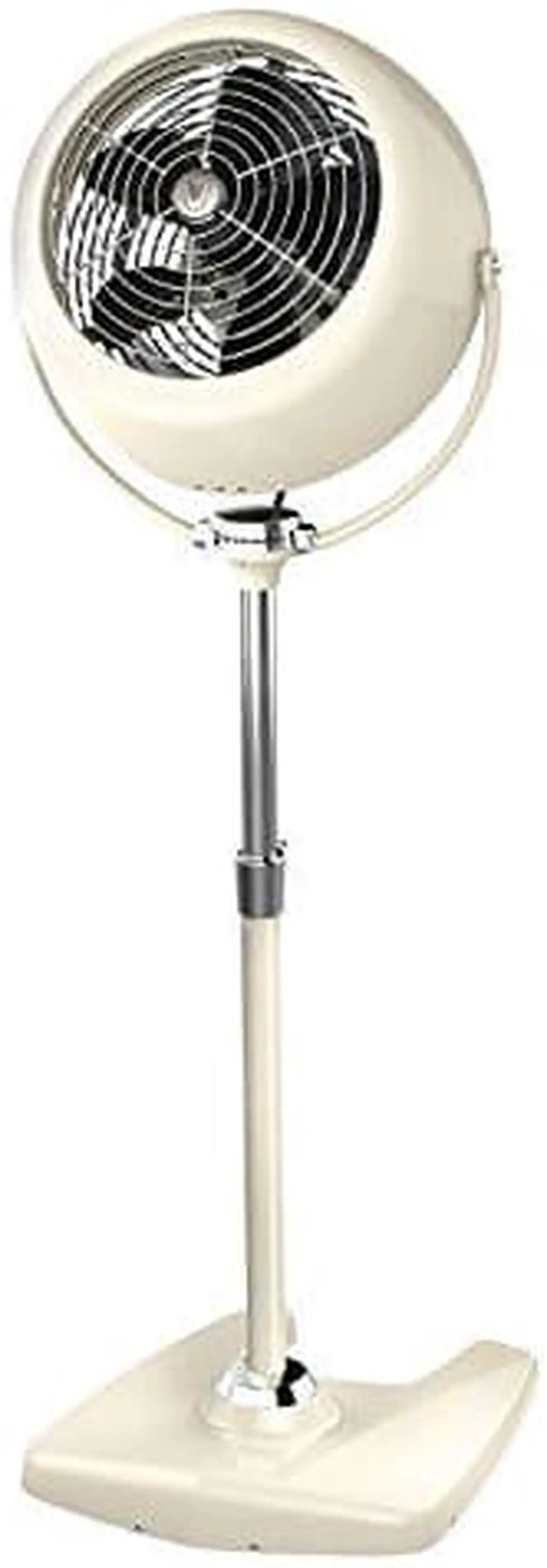 Alt view image 8 of 8 - Vornado VFan Sr Pedestal 3 Speed Vintage Fan on Stand Vintage White