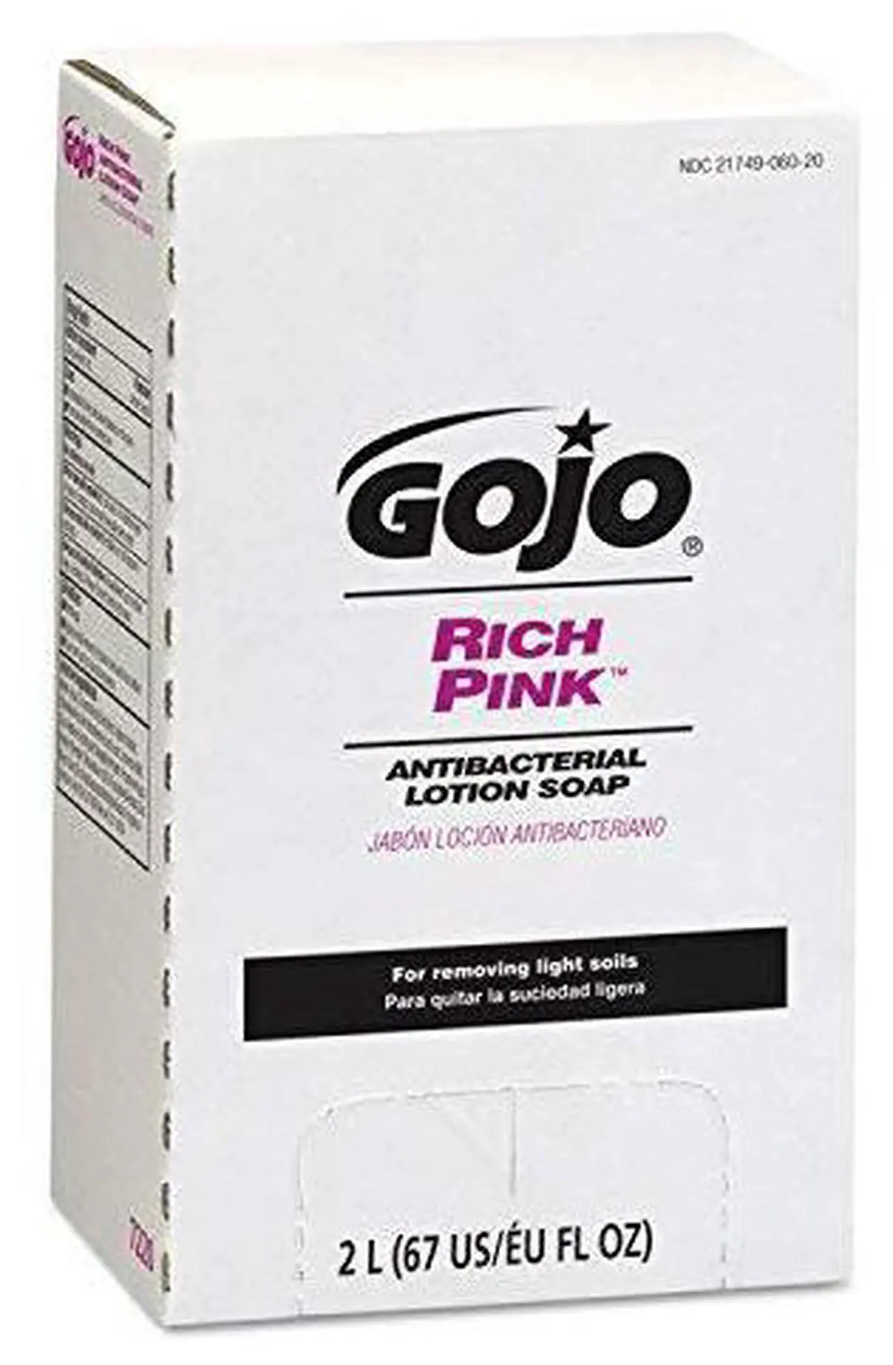 Alt view image 16 of 17 - Gojo Industries, Inc Lotion Soap Antibacterial 2000mL Citrus Scent Pink 722004